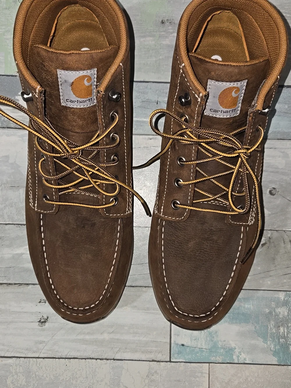 Carhartt Lightweight Wedge Moc Toe Chukka Boots Sz 11.5